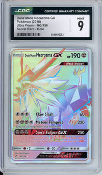 Pokemon Graded: Dusk Mane Necrozma GX CGC 9