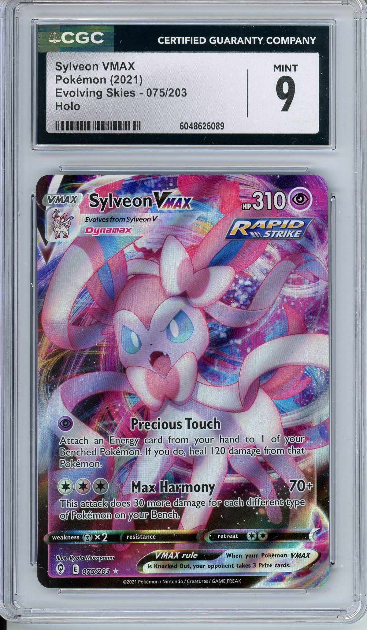 Pokemon Graded: Sylveon VMAX CGC 9