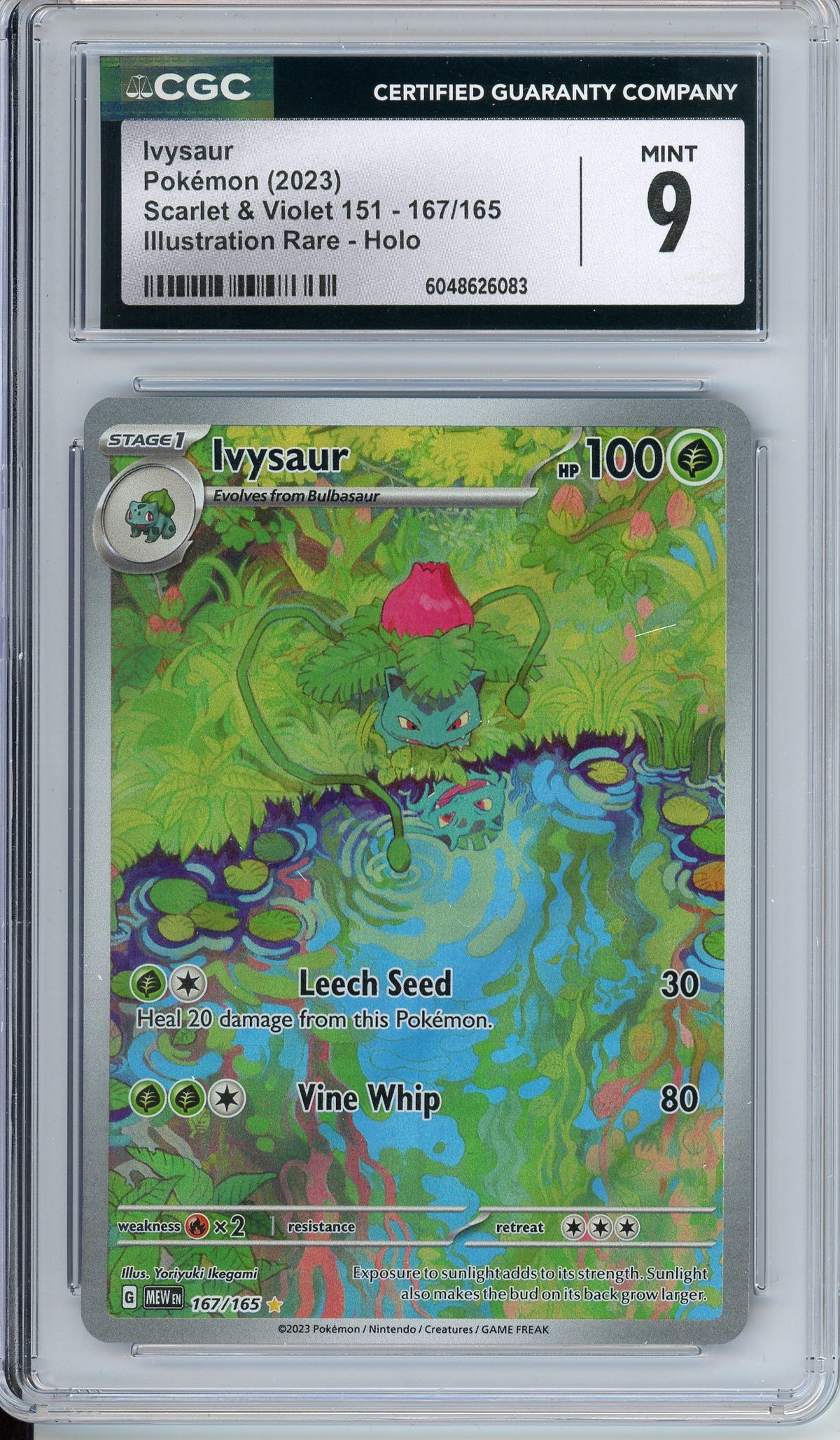 Pokemon Graded: Ivysaur CGC 9