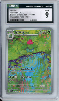 Pokemon Graded: Ivysaur CGC 9