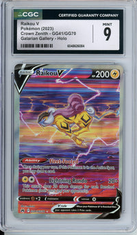 Pokemon Graded: Raikou V CGC 9