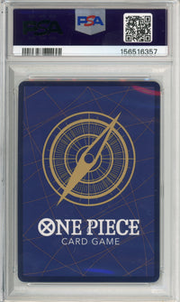 One Piece Graded: Shanks #4 OP13 3rd Anniversary Silver (2025) PSA 9