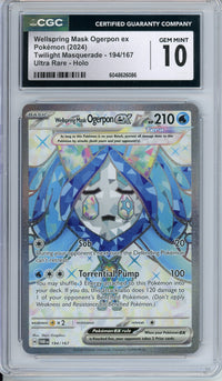 Pokemon Graded: Wellspring Mask Ogerpon ex