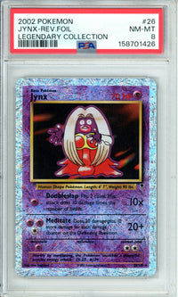 Pokemon Graded: Jynx 26/110 Legendary Collection (2002) Rev. Foil PSA 8