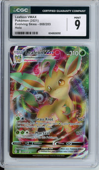 Pokemon Graded: Leafeon VMAX CGC 9