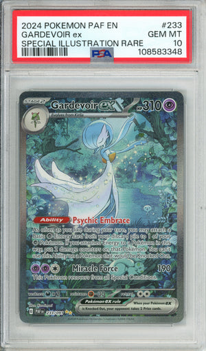 Pokemon Graded: Gardevoir ex 233/91 Paldean Fates (2024) SIR Holo PSA 10