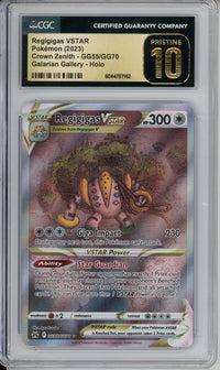 Pokemon Graded: Regigigas VSTAR GG55/GG70 Crown Zenith (2023) Holo CGC Pristine 10