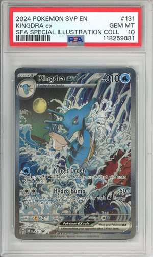 Pokemon Graded: Kingdra ex #131 Scarlet & Violet (2024) Promo PSA 10