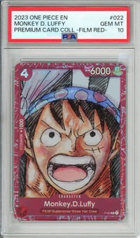 One Piece Graded: Monkey D. Luffy #22 Premium Card Collection Promo (2023) PSA 10