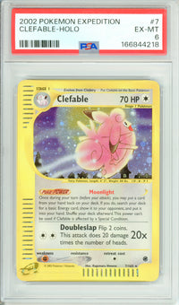 Pokemon Graded: Clefable 7/65 Expedition (2002) Holo PSA 6