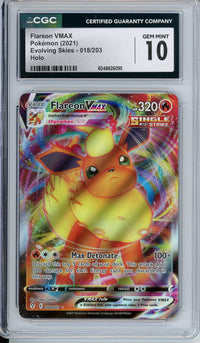Pokemon Graded: Flareon VMAX CGC 10