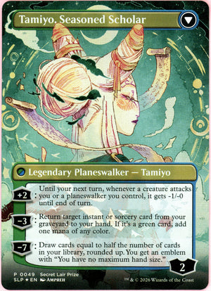 MTG Single: Tamiyo, Inquisitive Student/Seasoned Scholar #49 Secret Lair (2026) Holo NM