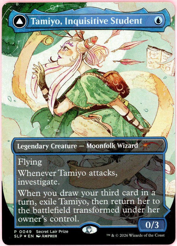 MTG Single: Tamiyo, Inquisitive Student/Seasoned Scholar #49 Secret Lair (2026) Holo NM