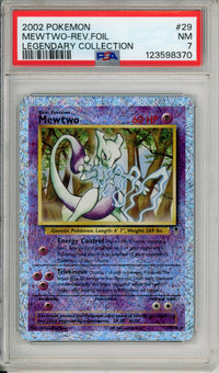 Pokemon Graded: Mewtwo 29/110 Legendary Collection (2002) Rev. Foil PSA 7