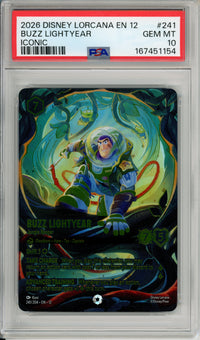 Lorcana Graded: Buzz Lightyear Jungle Ranger 241/204 Wilds Unknown (2026) PSA 10