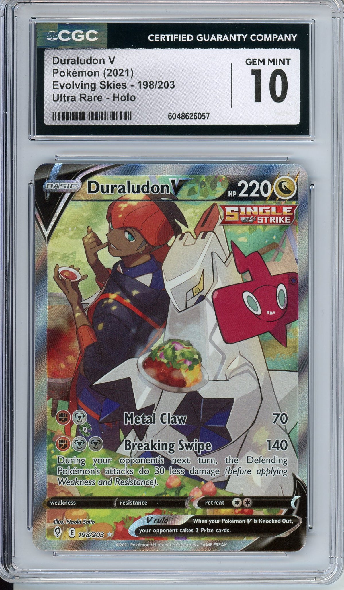 Pokemon Graded: Duraludon V CGC 10