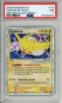 Pokemon Graded: Zapdos ex 116/112 Fire Red Leaf Green (2004) Holo PSA 10