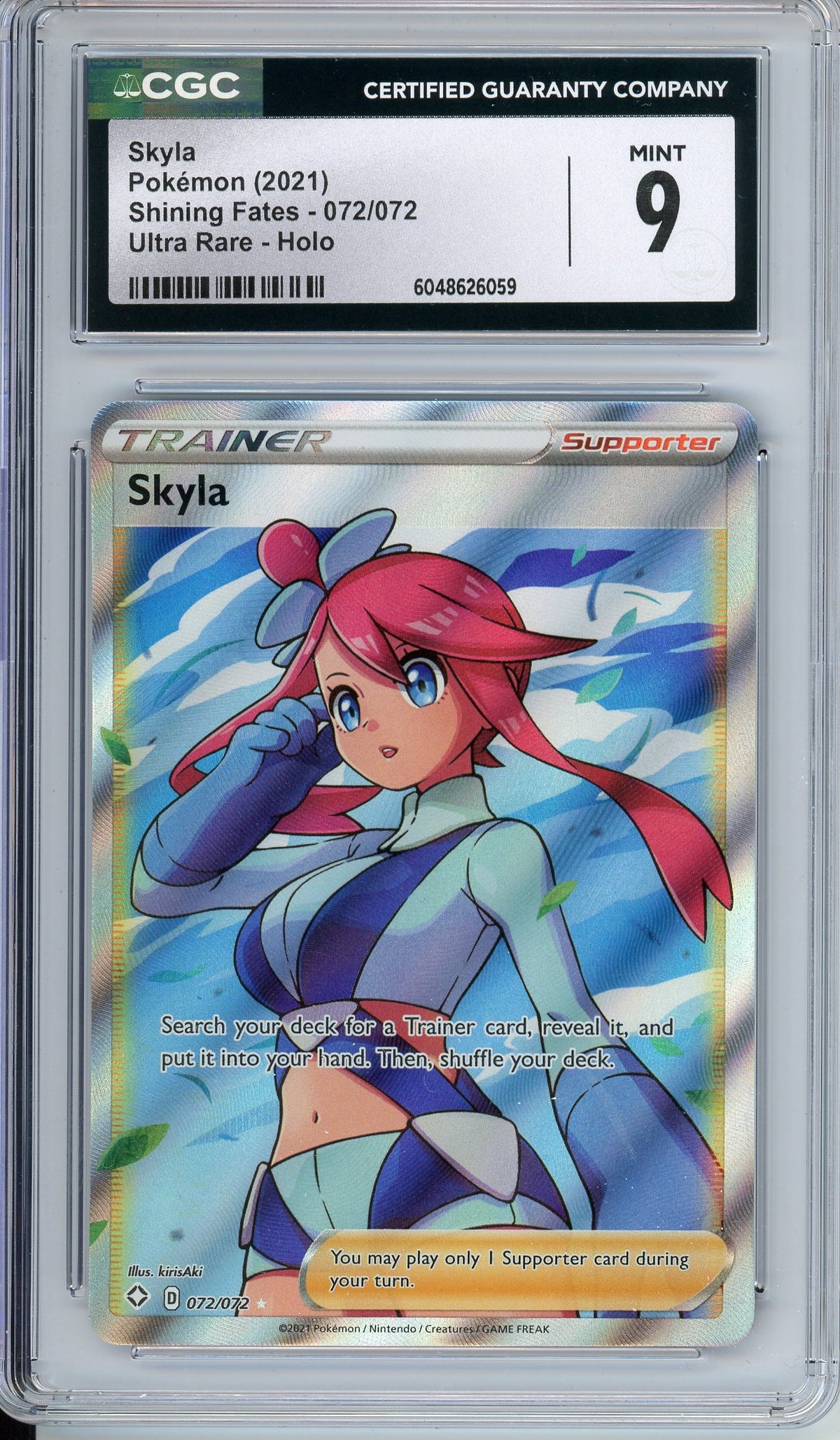 Pokemon Graded: Skyla CGC 9