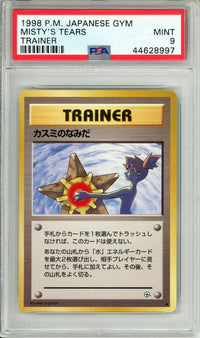 Pokemon Graded: JP Misty's Tears Gym Heroes (1998) PSA 9