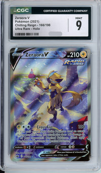 Pokemon Graded: Zeraora V CGC 9