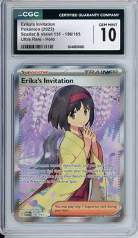 Pokemon Graded: Erika's Invitation CGC 10 Double Infinity Gaming Pokemon Graded: Erika's Invitation CGC 10 Double Infinity Gaming