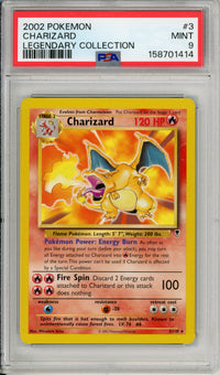 Pokemon Graded: Charizard 3/110 Legendary Collection (2002) PSA 9
