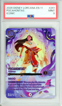 Lorcana Graded: Pocahontas 241/204 Iconic (2026) PSA 9