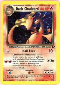 Pokemon Single: Dark Charizard 4/82 Team Rocket (2000) Holo LP