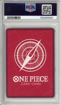 One Piece Graded: Monkey D. Luffy OP11-040 Fist Of Divine Speed Leader Alt Art PSA 10
