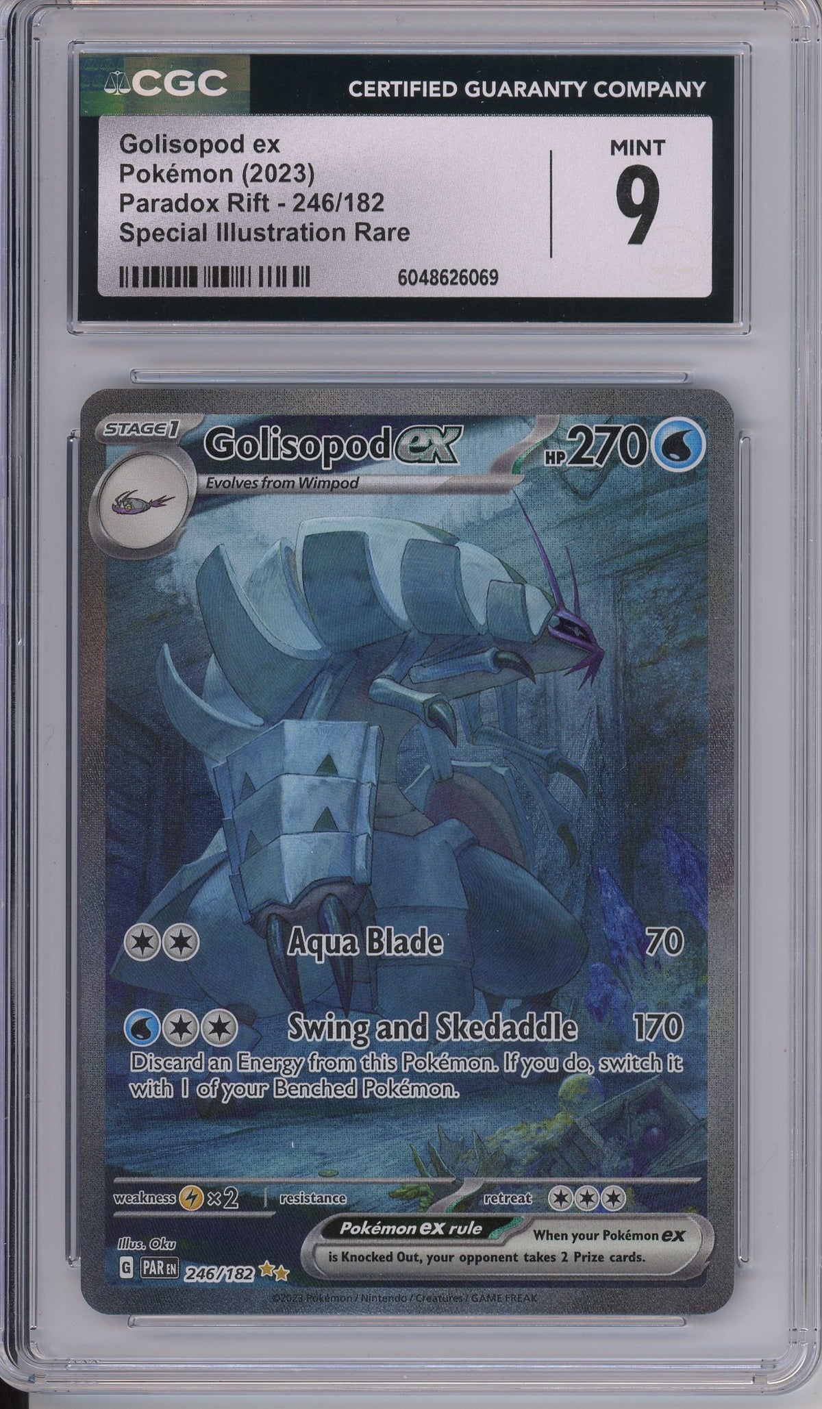 Pokemon Graded: Golisopod ex CGC 9