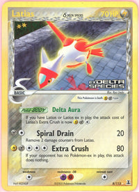 Pokemon Single: Latias 8/113 Delta Species (2005) Reverse Holo MP