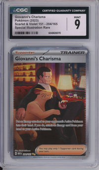 Pokemon Graded: Giovanni's Charisma CGC 9