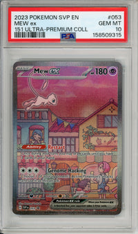 Pokemon Graded: Mew ex #53 151 Ultra Premium Collection Promo (2023) PSA 10