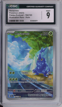 Pokemon Graded: Heracross CGC 9