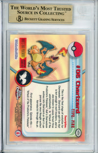 Pokemon Graded: #06 Charizard Topps Chrome (2000) Beckett 9.5