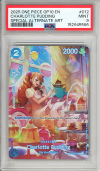 One Piece Graded: Charlotte Pudding St12-012 Special Alternate Art PSA 9