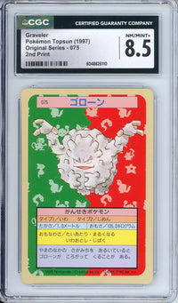 Pokemon Graded: Graveler #75 Topsun Original Series 2nd Print (1997) CGC 8.5