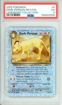 Pokemon Graded: Dark Persian 4/110 Legendary Collection (2002) Rev. Foil PSA 5