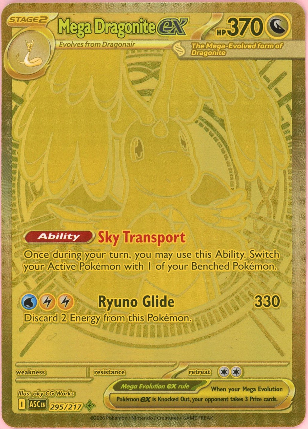 Pokemon Single: Mega Dragonite ex 295/217 Ascended Heroes (2026) Hyper – Double Infinity Gaming
