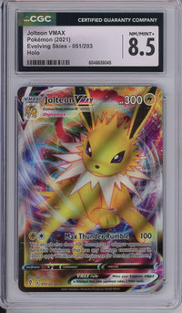 Pokemon Graded: Jolteon VMAX CGC 8.5