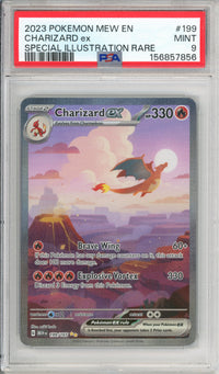 Pokemon Graded: Charizard ex 199/165 Scarlet & Violet (2023) SIR PSA 9