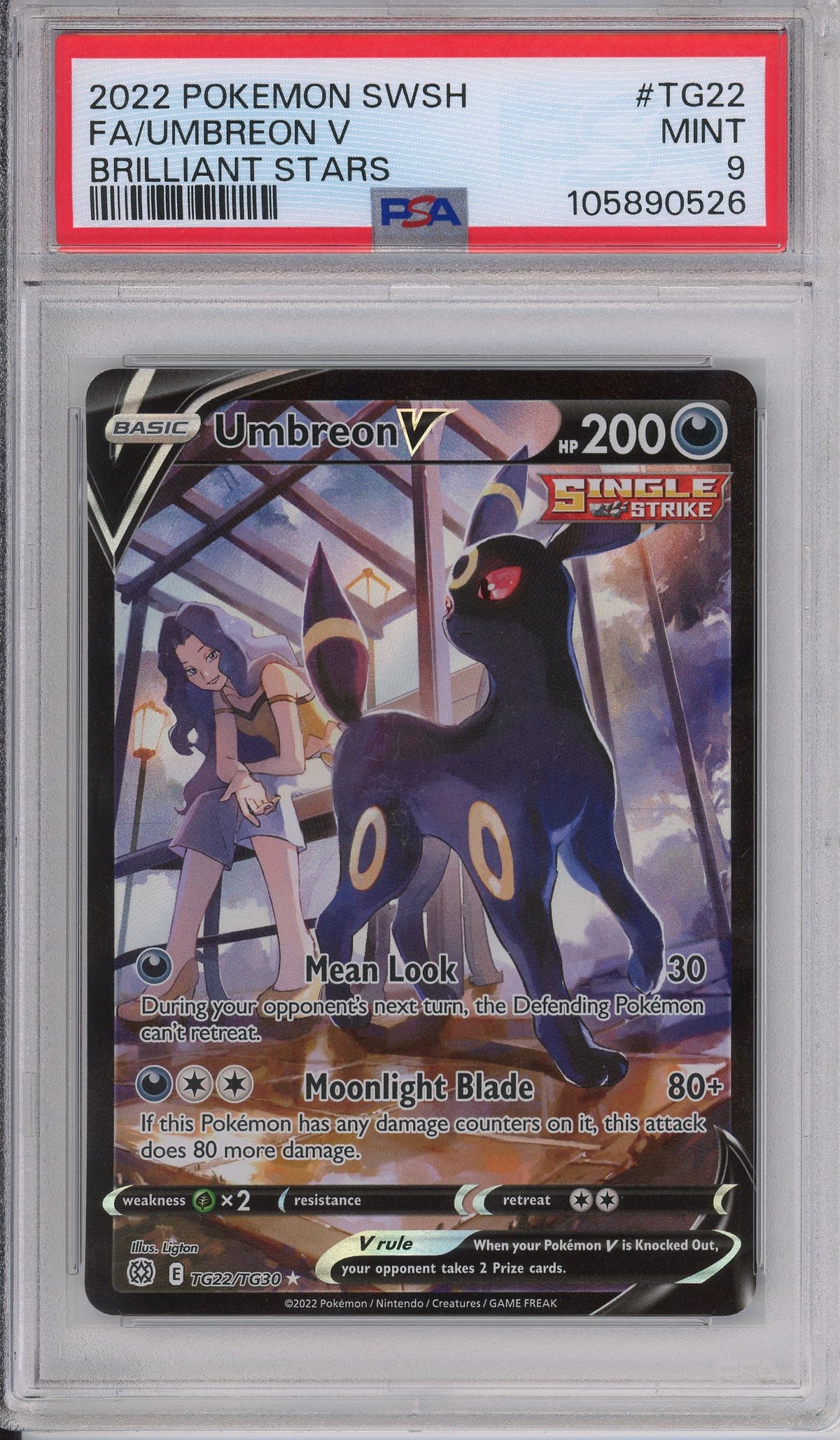 Pokemon Graded: Umbreon V PSA 9