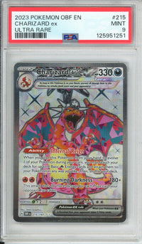 Pokemon Graded: Charizard ex 215/197 Obsidian Flames (2023) Holo PSA 9