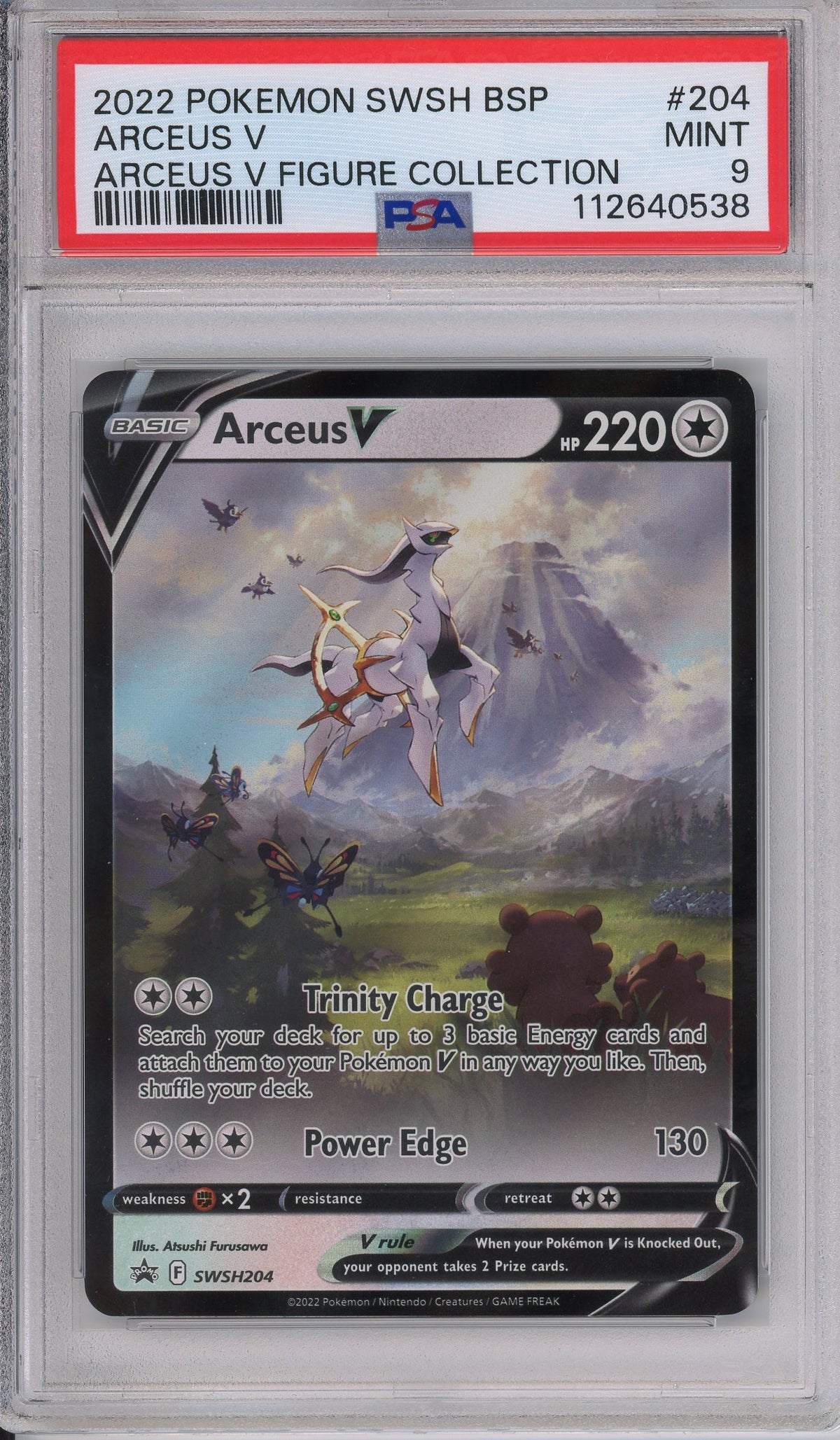 Pokemon Graded: Arceus V PSA 9