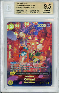 One Piece Graded: O-Nami OP06-101 500 Years In The Future Beckett 9.5