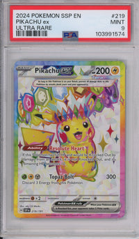 Pokemon Graded: Pikachu ex PSA 9