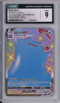Pokemon Graded: Ditto VMAX SV119/SV122 Shining Fates (2021) Shiny Vault CGC 9