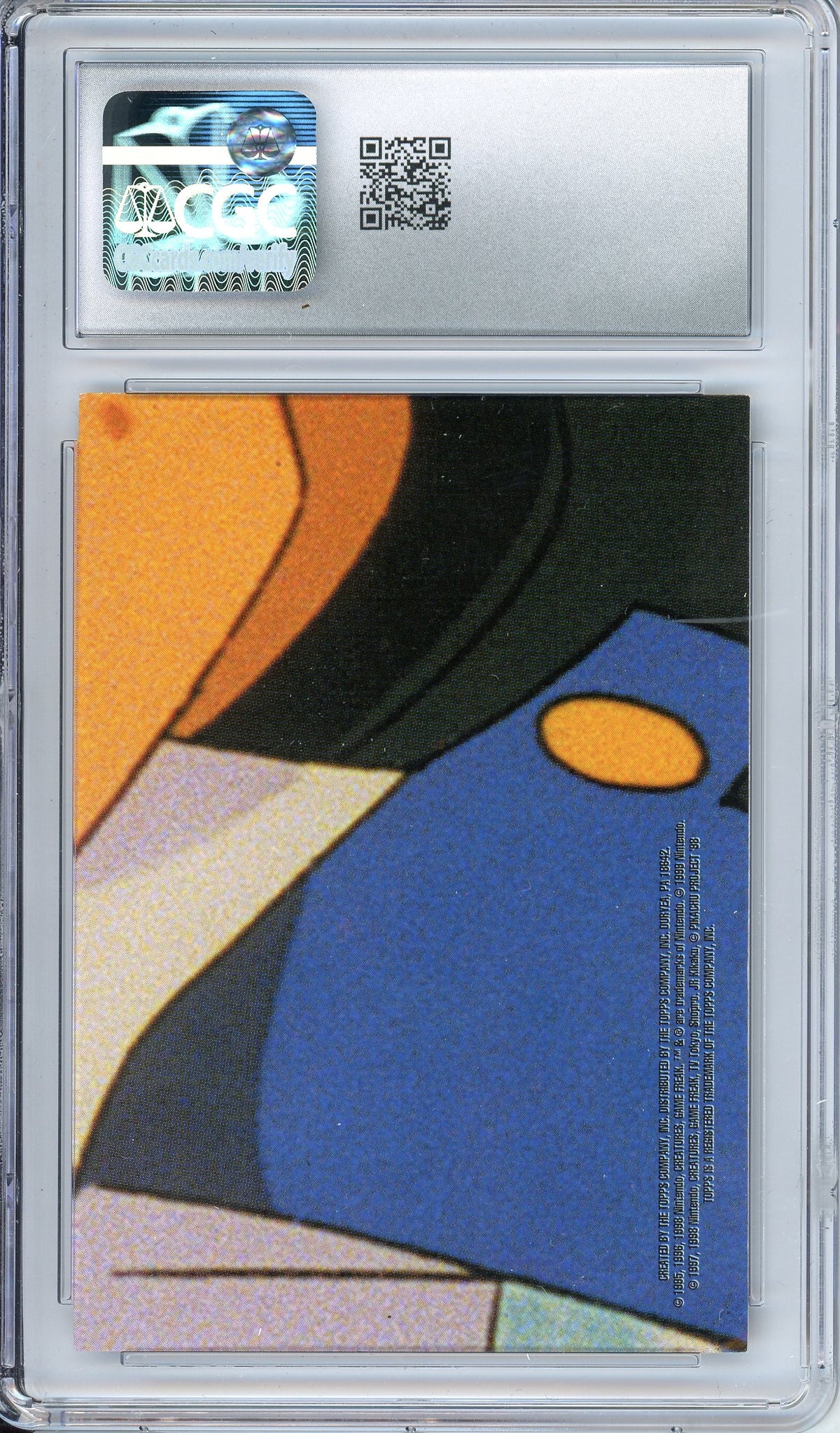 Pokemon Graded: Ekans, Koffing, Weezing, Meowth... Topps Team Rocket Sticker/Puzzle Card 2nd Print (1999) CGC 7