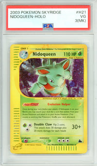 Pokemon Graded: Nidoqueen H21/H32 Skyridge (2003) Holo PSA 3 (MK)