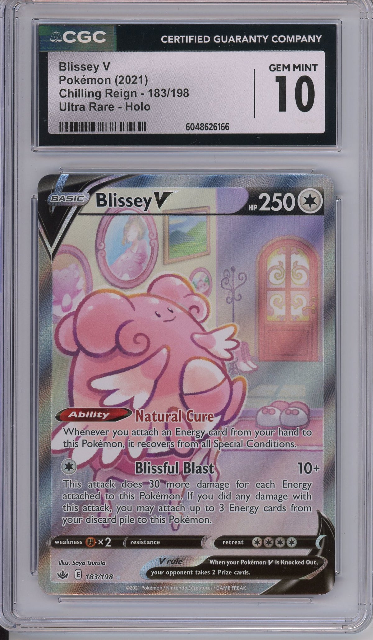 Pokemon Graded: Blissey V CGC 10